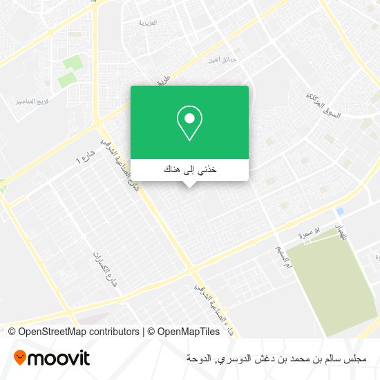 خريطة مجلس سالم بن محمد بن دغش الدوسري