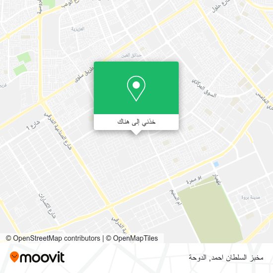 خريطة مخبز السلطان احمد