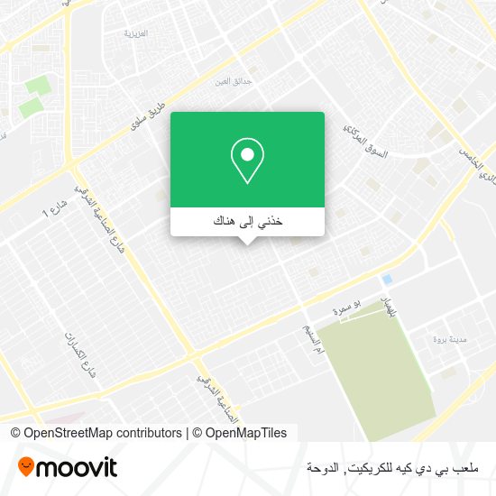 خريطة ملعب بي دي كيه للكريكيت