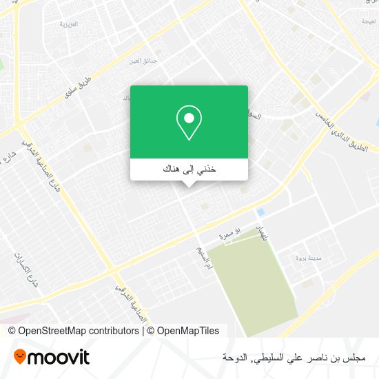 خريطة مجلس بن ناصر علي السليطي