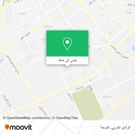 خريطة الوادي الغربي