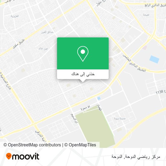 خريطة مركز رياضي الدوحة