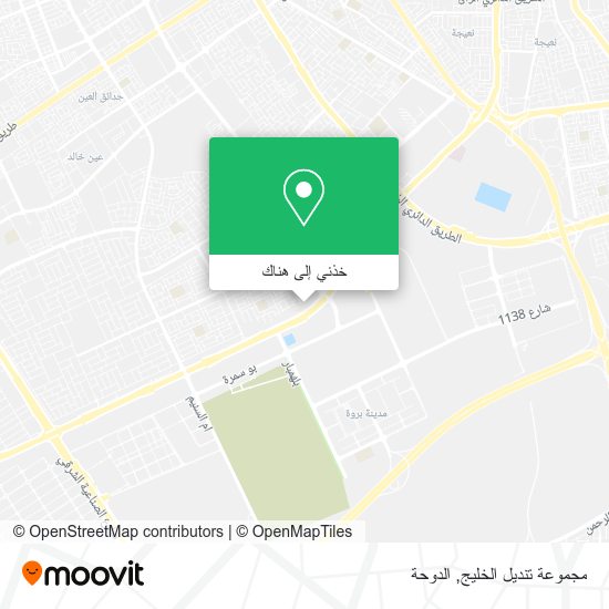 خريطة مجموعة تنديل الخليج
