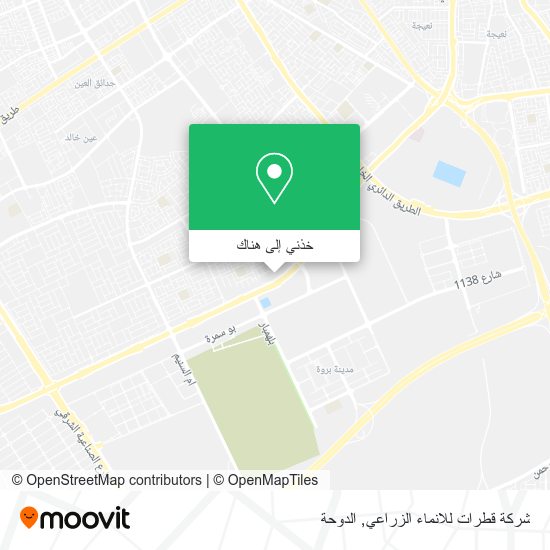 خريطة شركة قطرات للانماء الزراعي