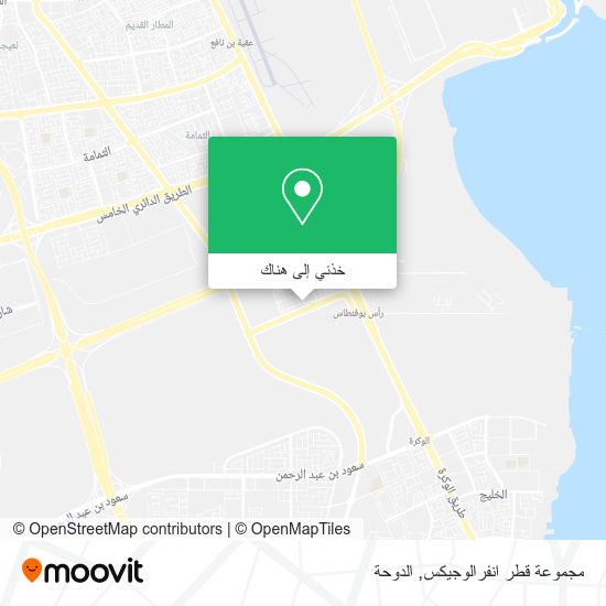 خريطة مجموعة قطر انفرالوجيكس