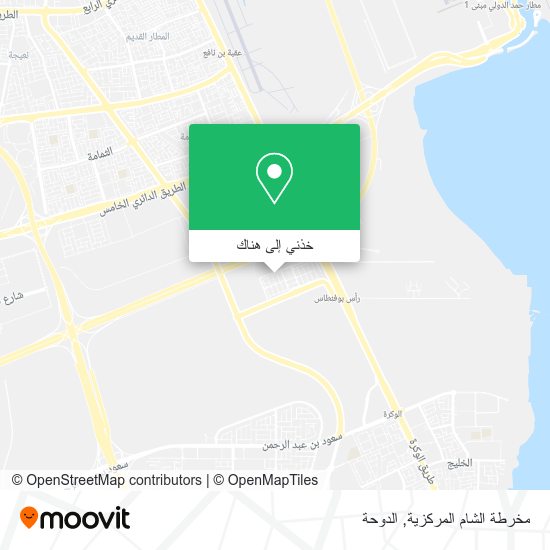 خريطة مخرطة الشام المركزية
