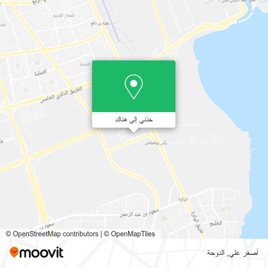 خريطة أصغر علي