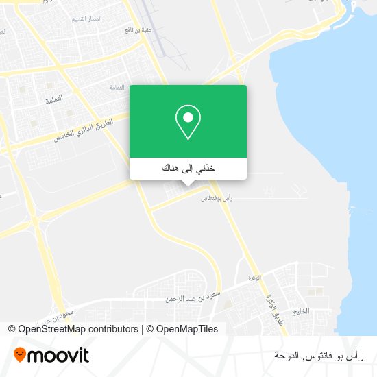 خريطة رأس بو فانتوس