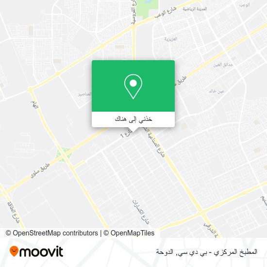 خريطة المطبخ المركزي - بي دي سي