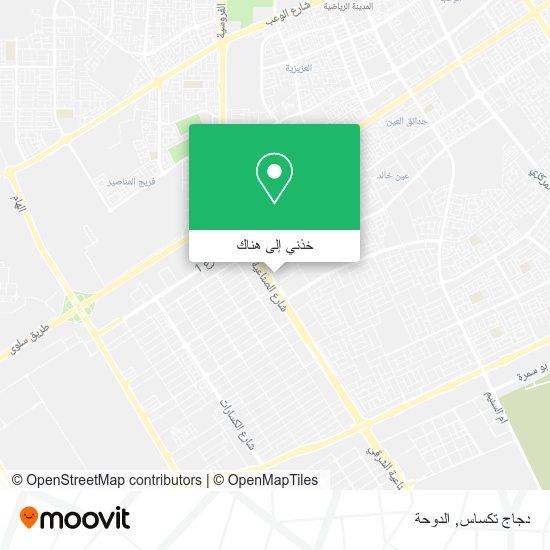 خريطة دجاج تكساس
