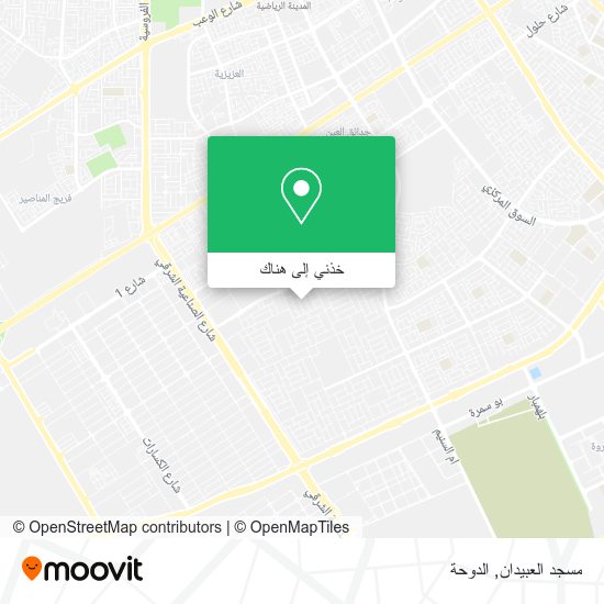 خريطة مسجد العبيدان