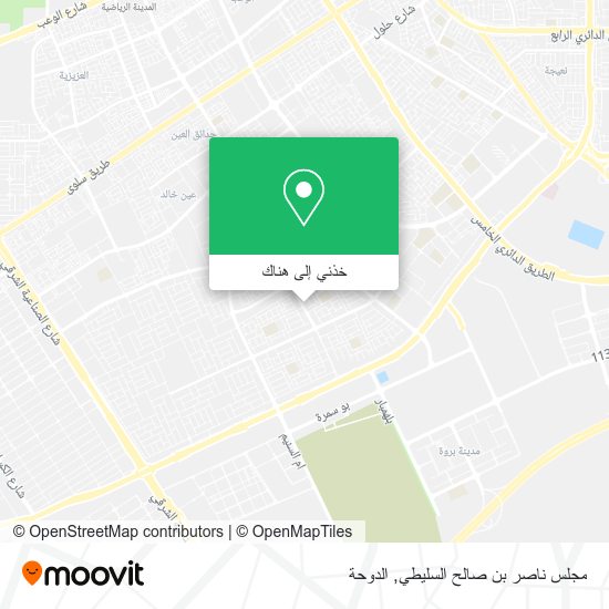 خريطة مجلس ناصر بن صالح السليطي