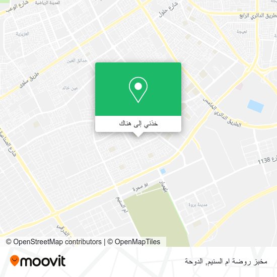خريطة مخبز روضة ام السنيم