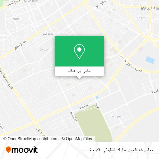 خريطة مجلس فضاله بن مبارك السليطي