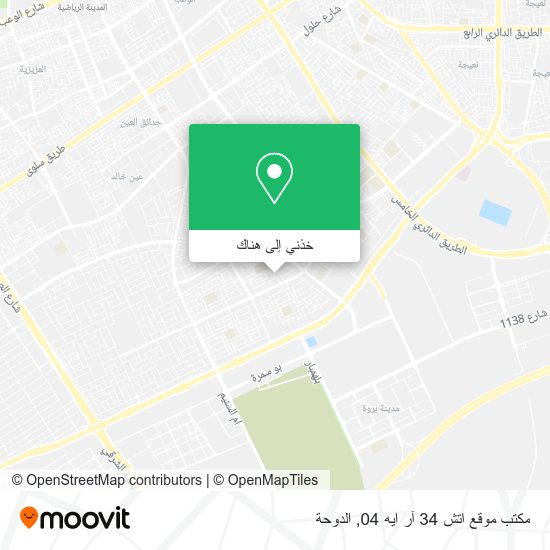 خريطة مكتب موقع اتش 34 آر ايه 04
