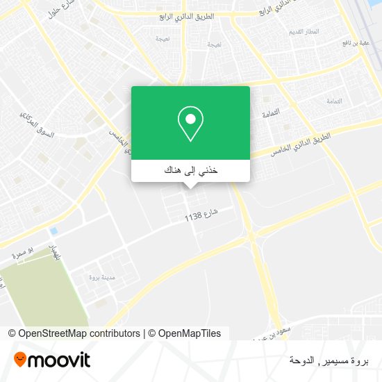 خريطة بروة مسيمير