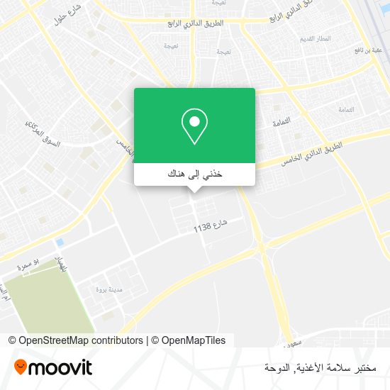 خريطة مختبر سلامة الأغذية