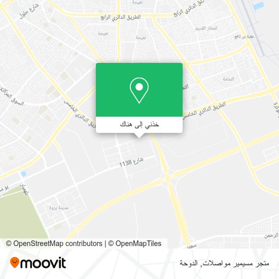 خريطة متجر مسيمير مواصلات