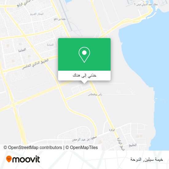 خريطة خيمة سيلين