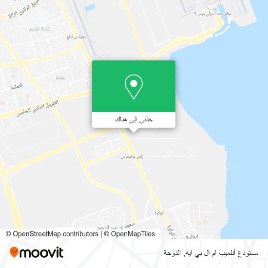 خريطة مستودع أنلميب ام ال بي ايه
