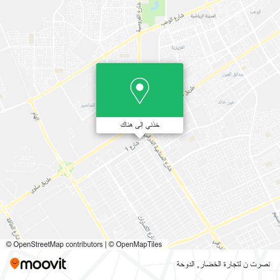 خريطة نصرت ن لتجارة الخضار