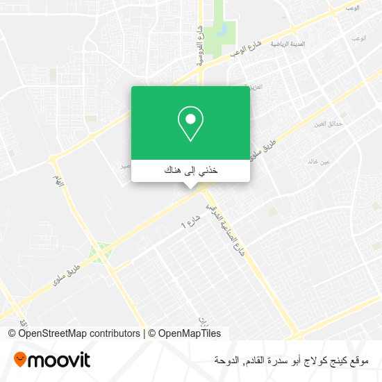 خريطة موقع كينج كولاج أبو سدرة القادم