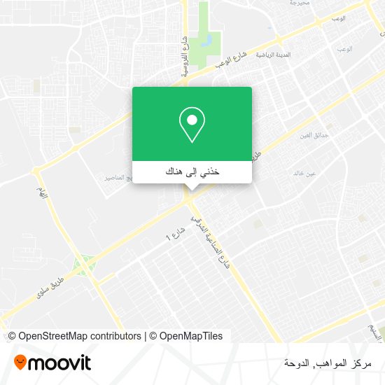 خريطة مركز المواهب