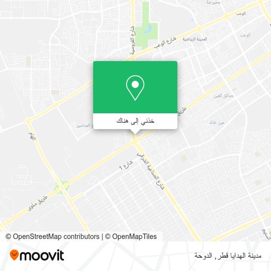 خريطة مدينة الهدايا قطر