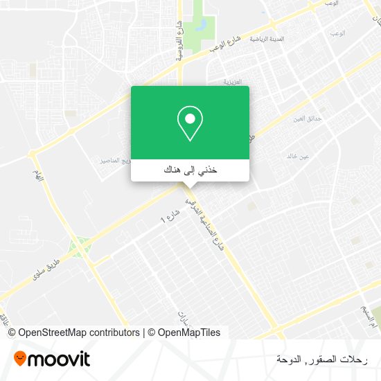 خريطة رحلات الصقور
