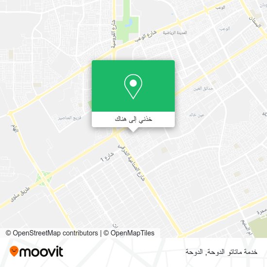 خريطة خدمة ماتاتو الدوحة