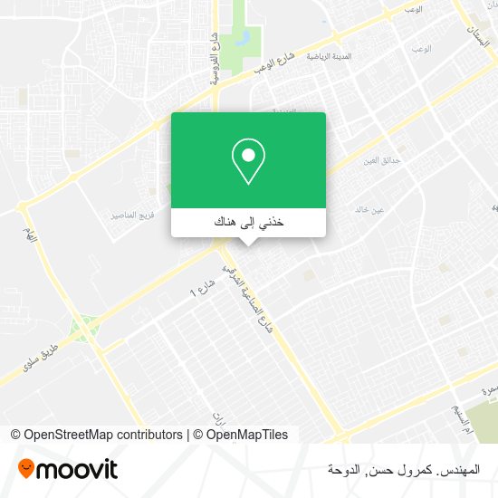 خريطة المهندس. كمرول حسن