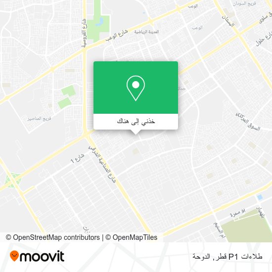 خريطة طلاءات P1 قطر