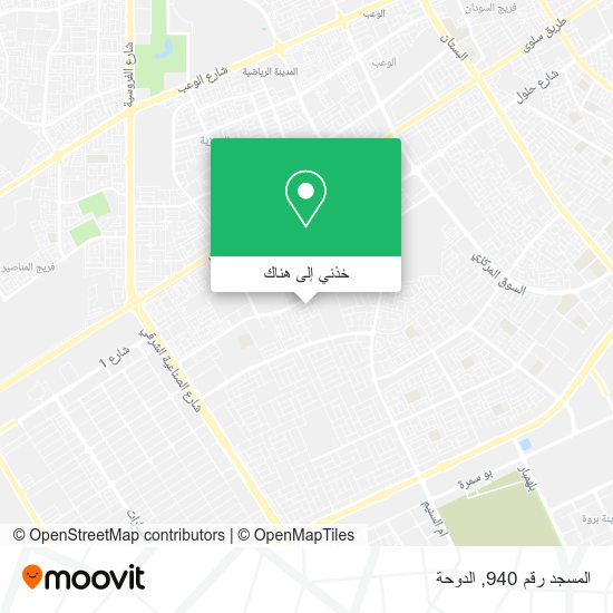 خريطة المسجد رقم 940