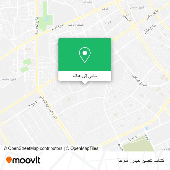 خريطة كشاف تنصير حيدر
