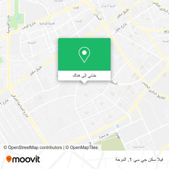 خريطة فيلا سكن جي سي 1