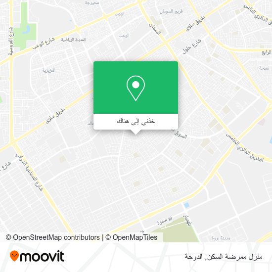 خريطة منزل ممرضة السكن
