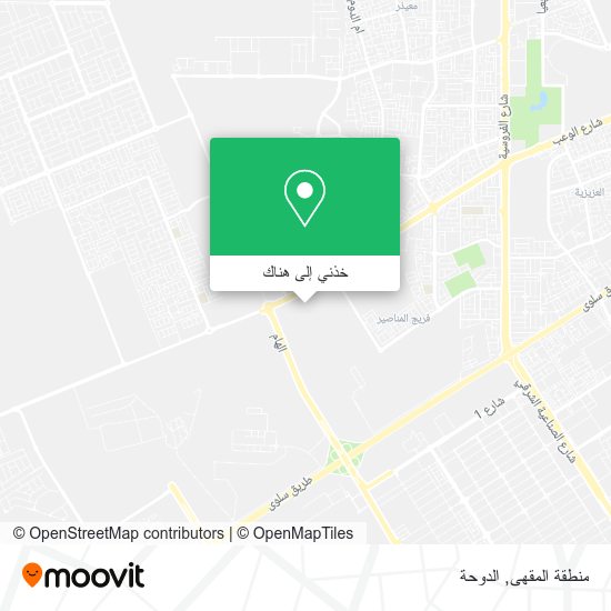 خريطة منطقة المقهى