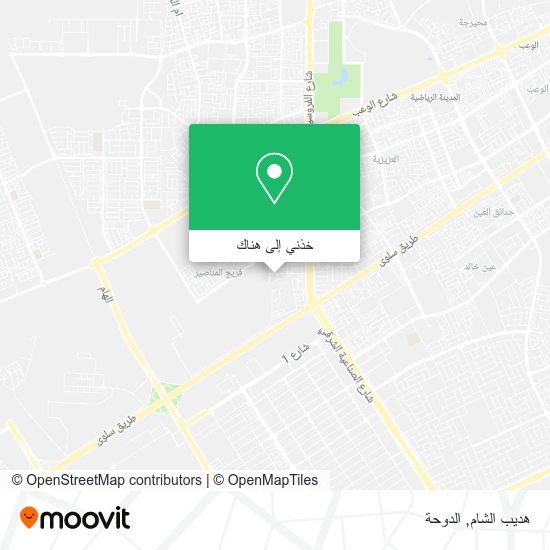 خريطة هديب الشام