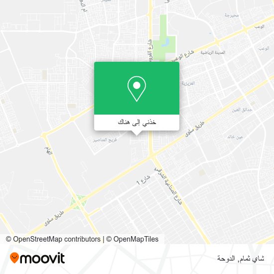 خريطة شاي ثمام