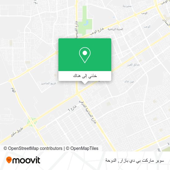 خريطة سوبر ماركت بي دي بازار