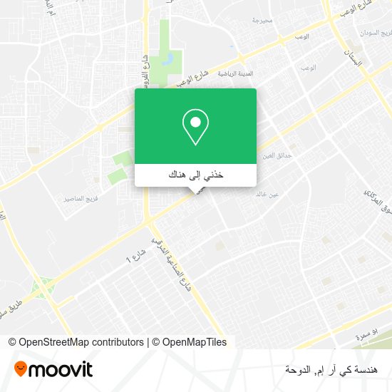 خريطة هندسة كي آر إم
