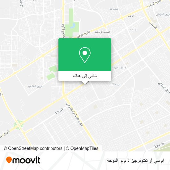 خريطة إم سي أو تكنولوجيز ذ.م.م