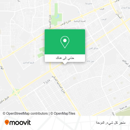 خريطة متجر كل شيء