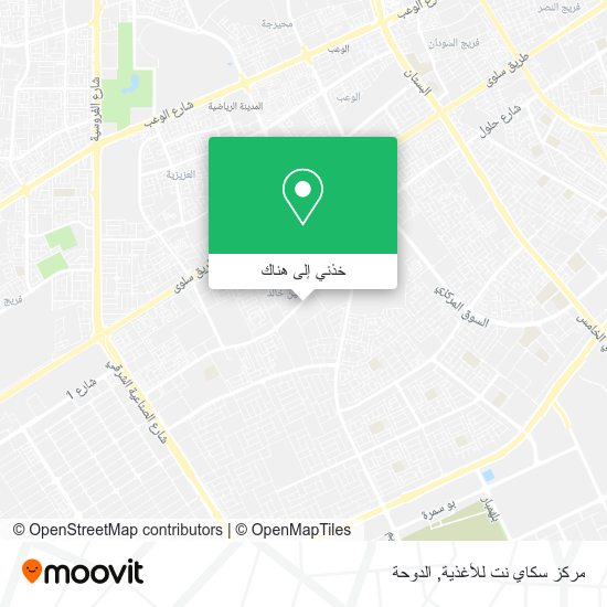 خريطة مركز سكاي نت للأغذية