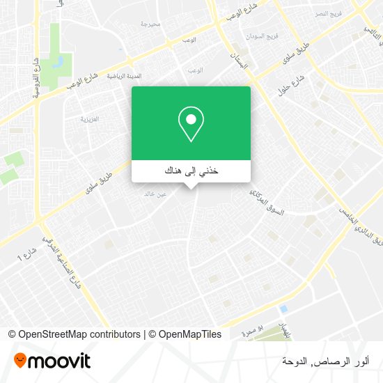 خريطة ألور الرصاص