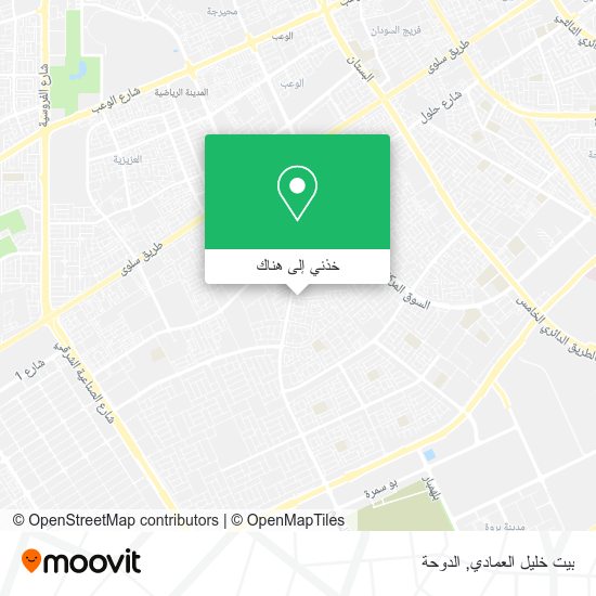 خريطة بيت خليل العمادي
