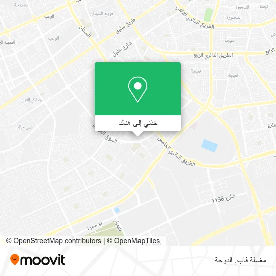 خريطة مغسلة فاب