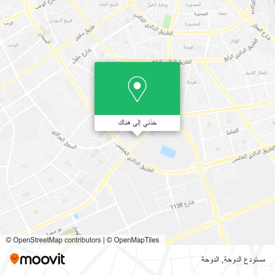 خريطة مستودع الدوحة