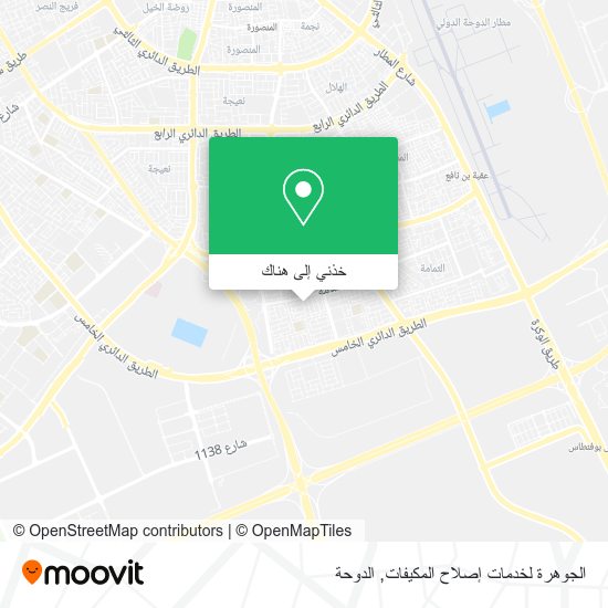 خريطة الجوهرة لخدمات إصلاح المكيفات