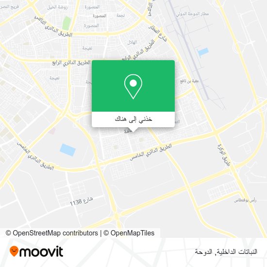 خريطة النباتات الداخلية